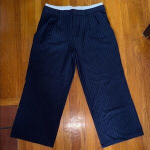 Wild Fable Dark Blue Striped Pants